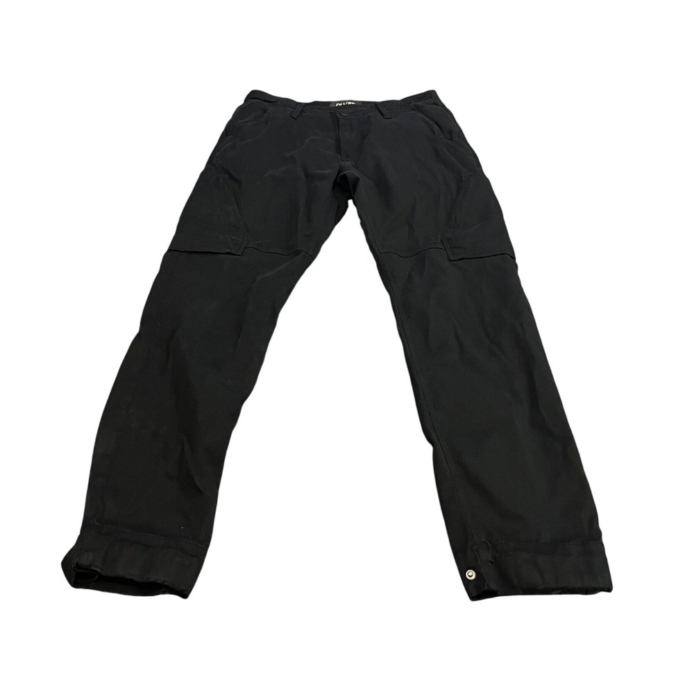 DUER Live Free Adventure Pants Mens 32x30 Black Cargo Stretch Water Repellent
